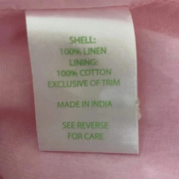 Lilly Pulitzer Brie Pink White Trim Sheath Dress Womens Size 2 (457) - Picture 5 of 6